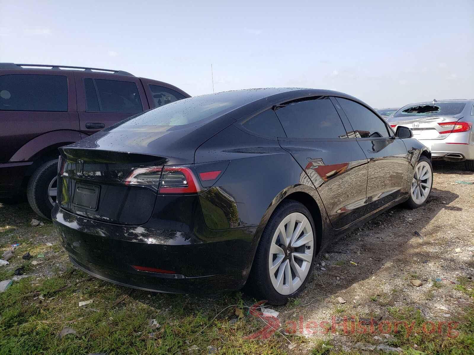 5YJ3E1EA9MF920657 2021 TESLA MODEL 3