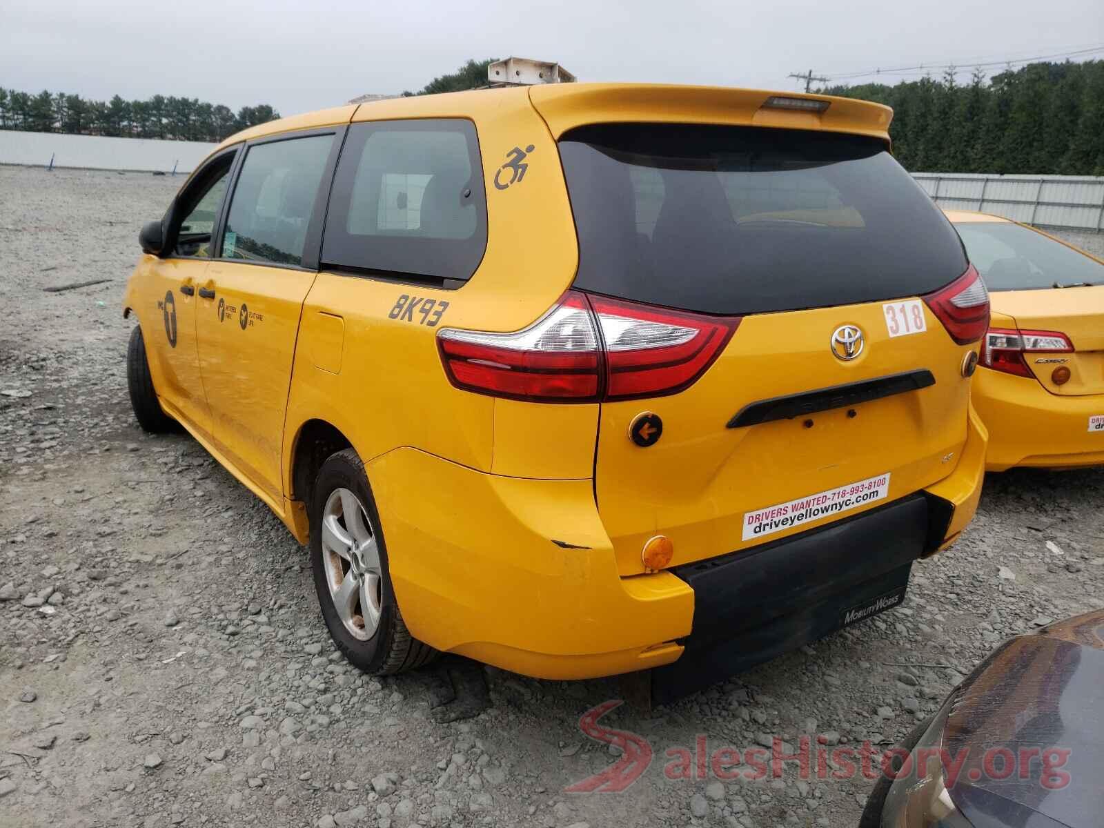 5TDZK3DC5GS754445 2016 TOYOTA SIENNA