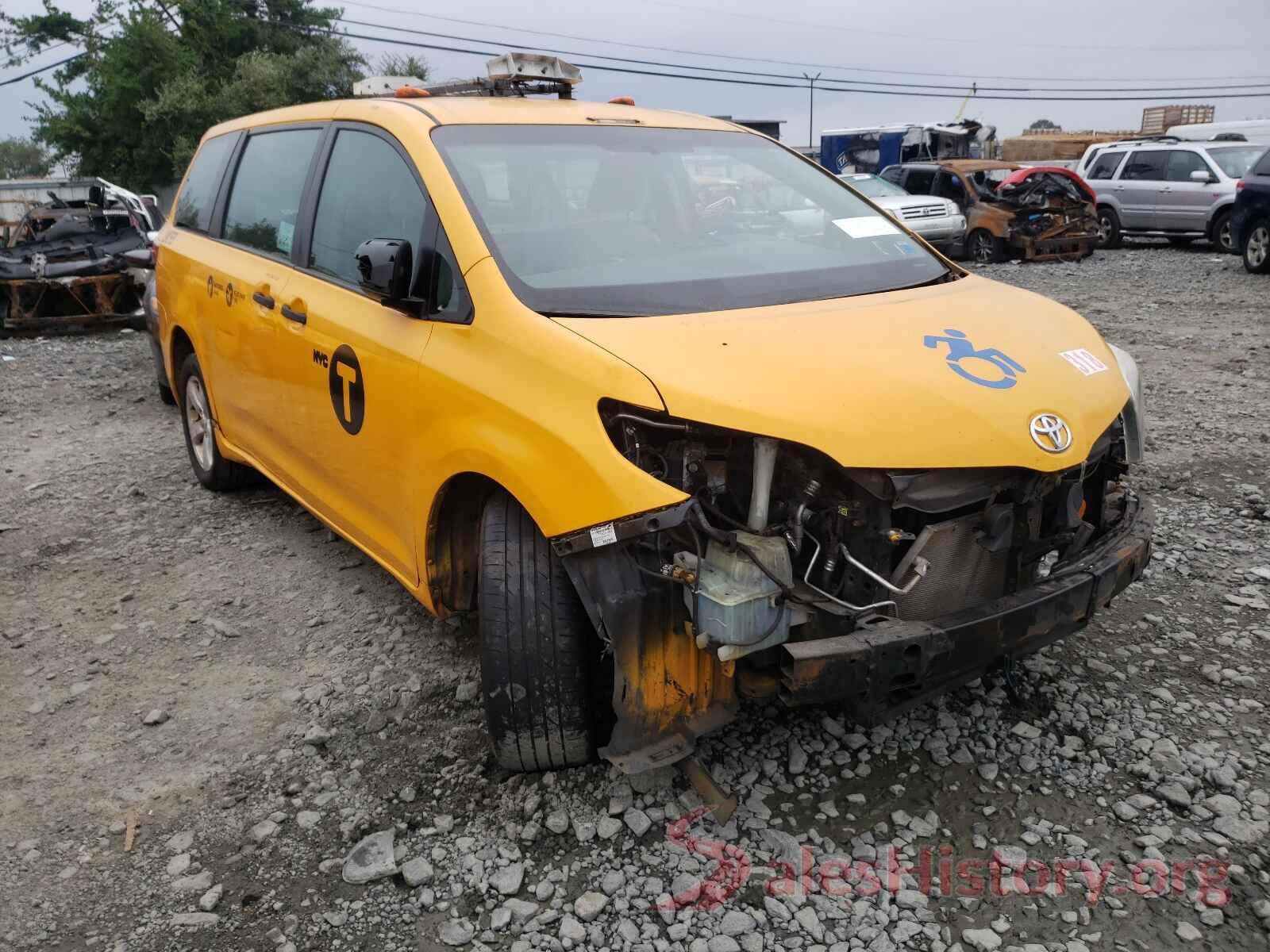 5TDZK3DC5GS754445 2016 TOYOTA SIENNA