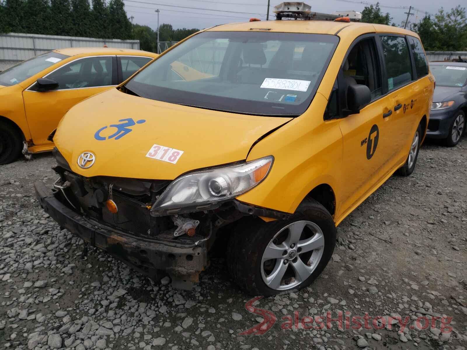 5TDZK3DC5GS754445 2016 TOYOTA SIENNA