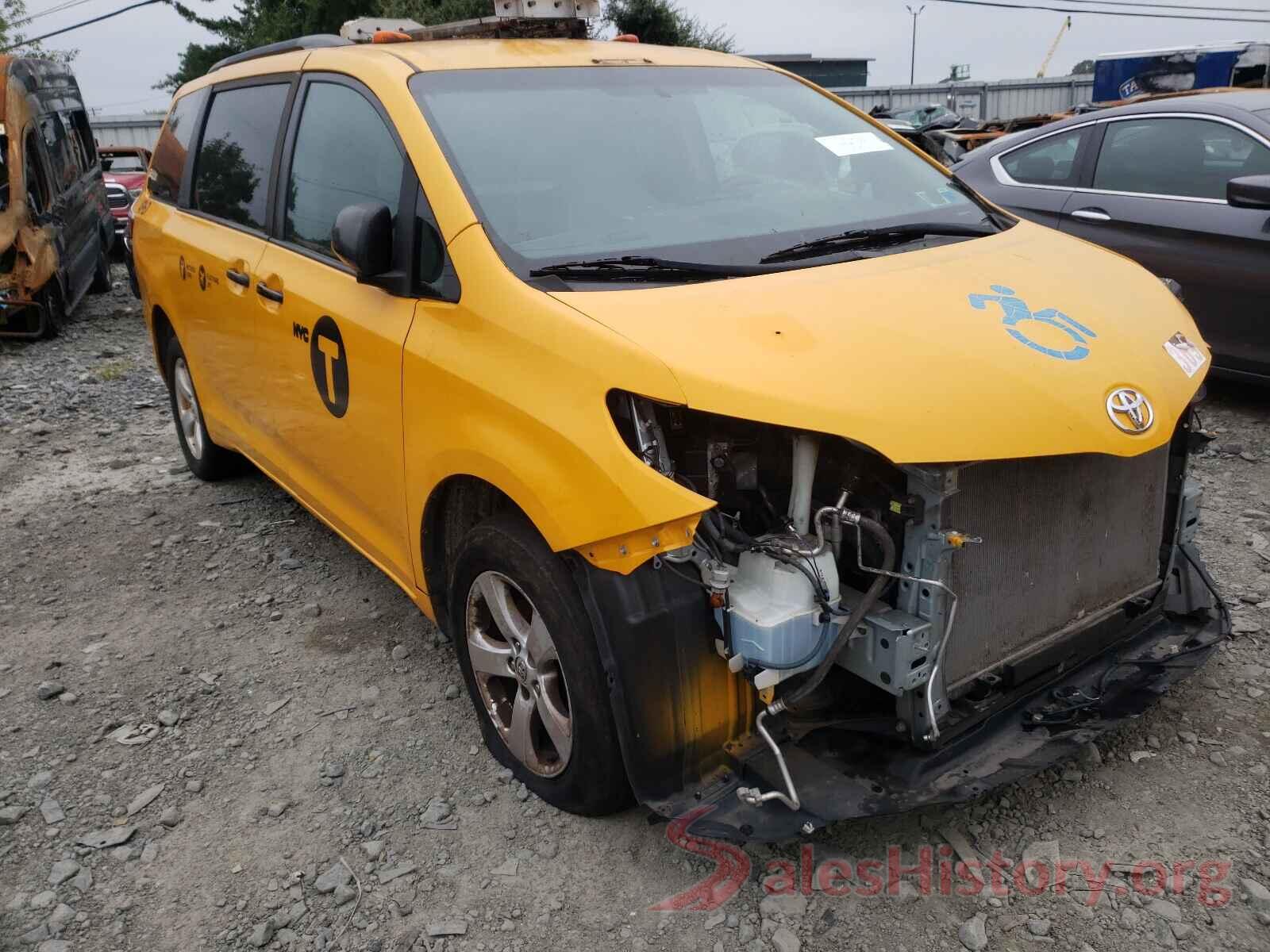 5TDKK3DCXGS765510 2016 TOYOTA SIENNA