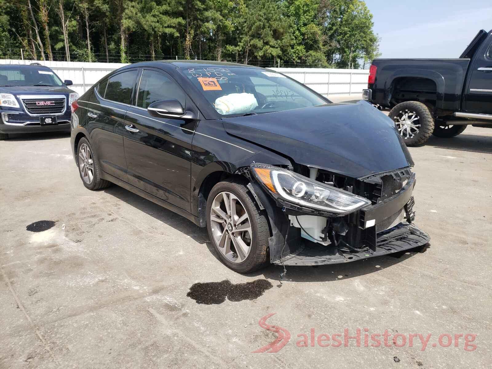 5NPD84LF6HH022813 2017 HYUNDAI ELANTRA