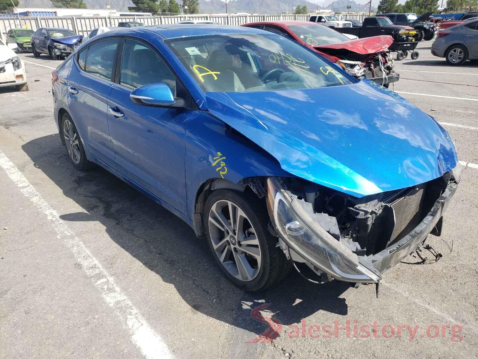 KMHD84LF0HU197396 2017 HYUNDAI ELANTRA