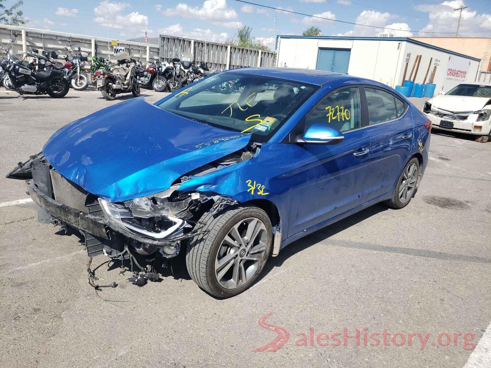 KMHD84LF0HU197396 2017 HYUNDAI ELANTRA