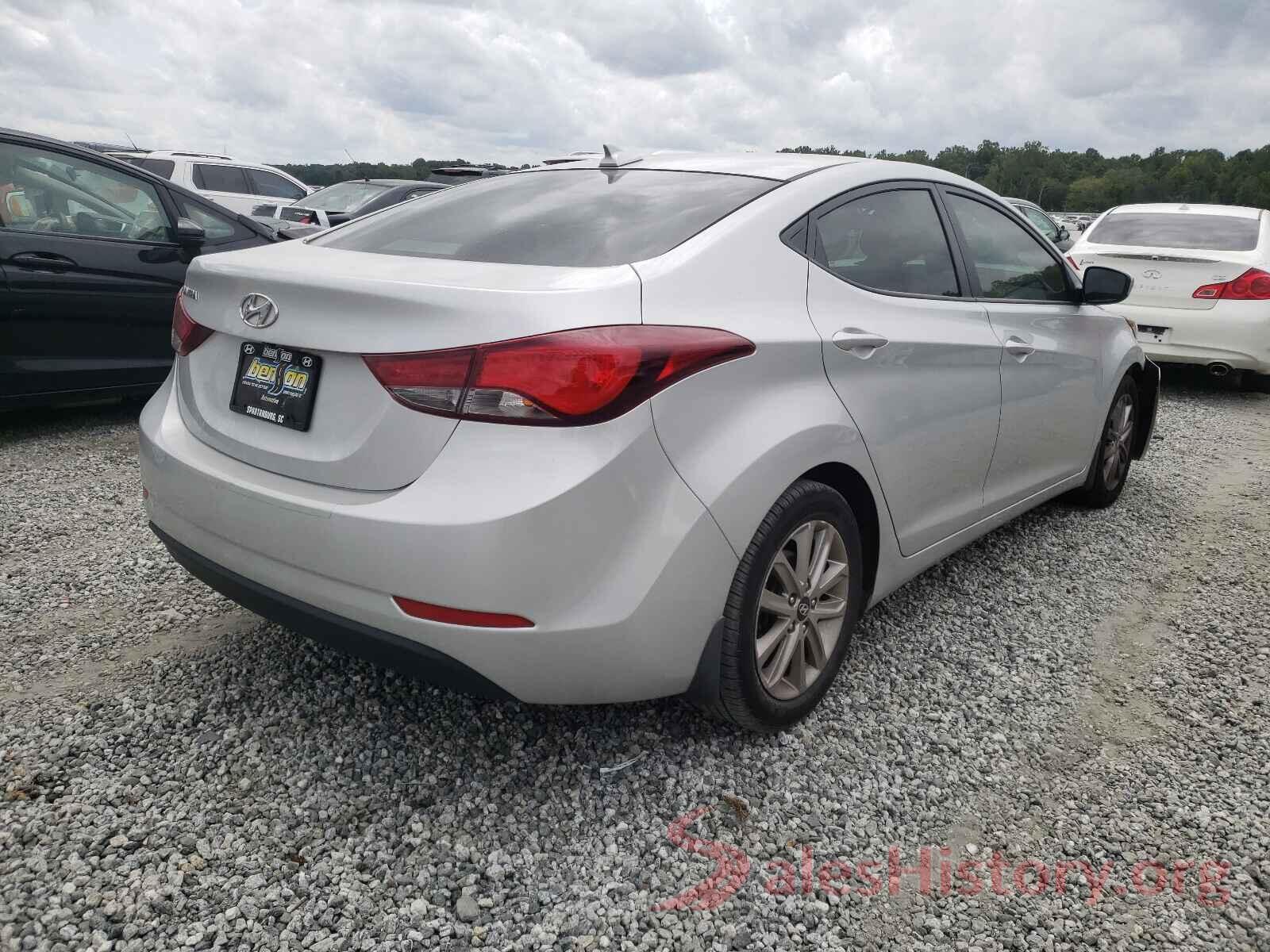 5NPDH4AE2GH715788 2016 HYUNDAI ELANTRA