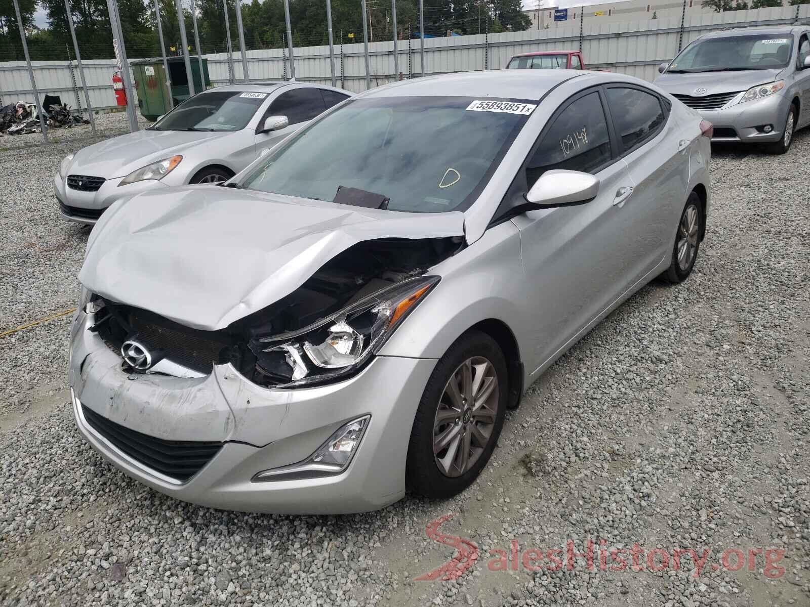 5NPDH4AE2GH715788 2016 HYUNDAI ELANTRA