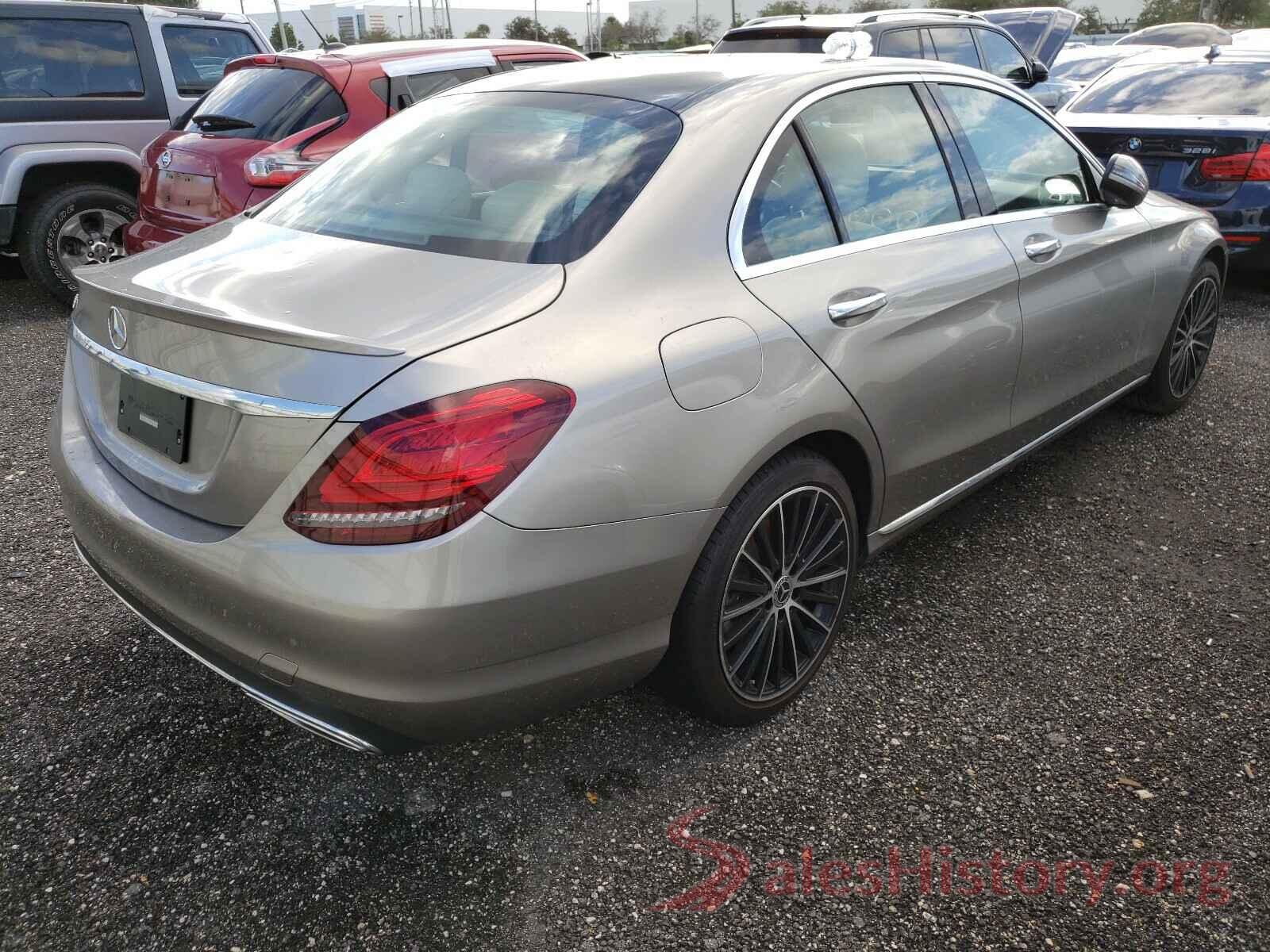 55SWF8DB9LU323759 2020 MERCEDES-BENZ C CLASS