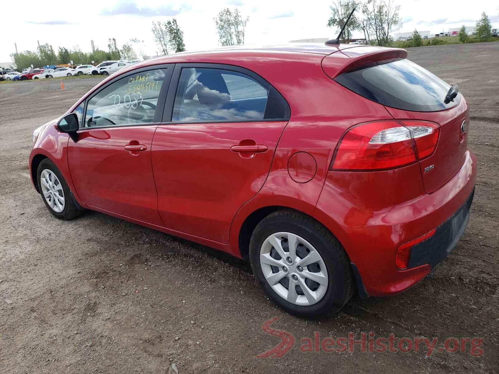 KNADM5A38G6573938 2016 KIA RIO