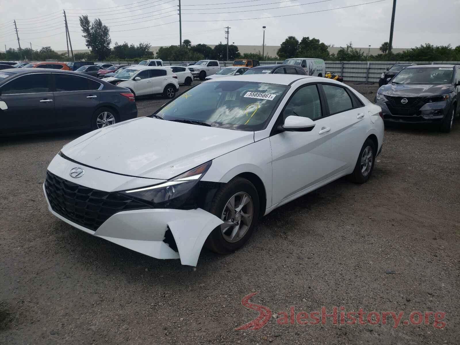 5NPLL4AG7MH025686 2021 HYUNDAI ELANTRA