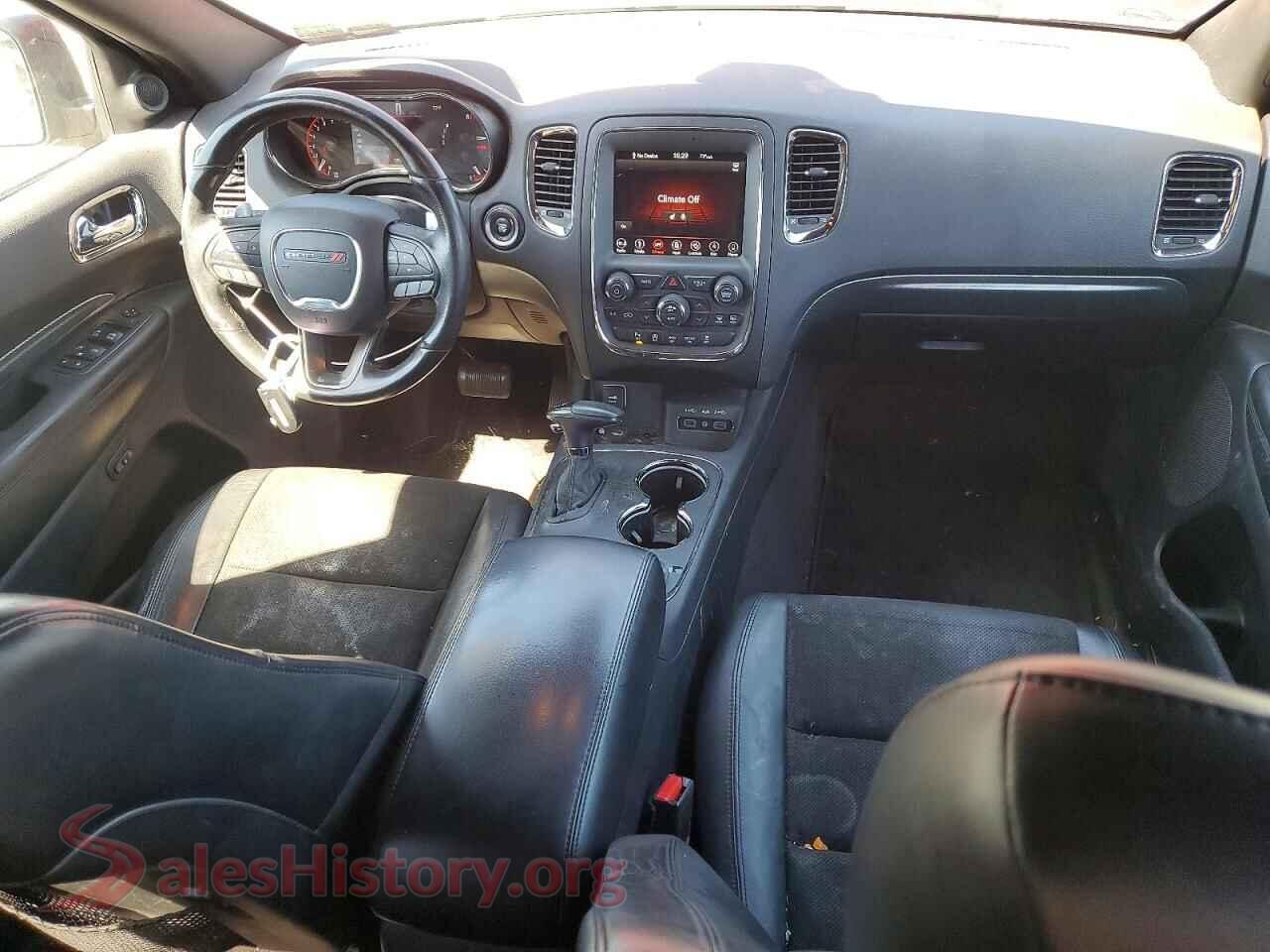 2018 DODGE DURANGO VIN 1C4RDJDGXJC434998, interior dashboard
