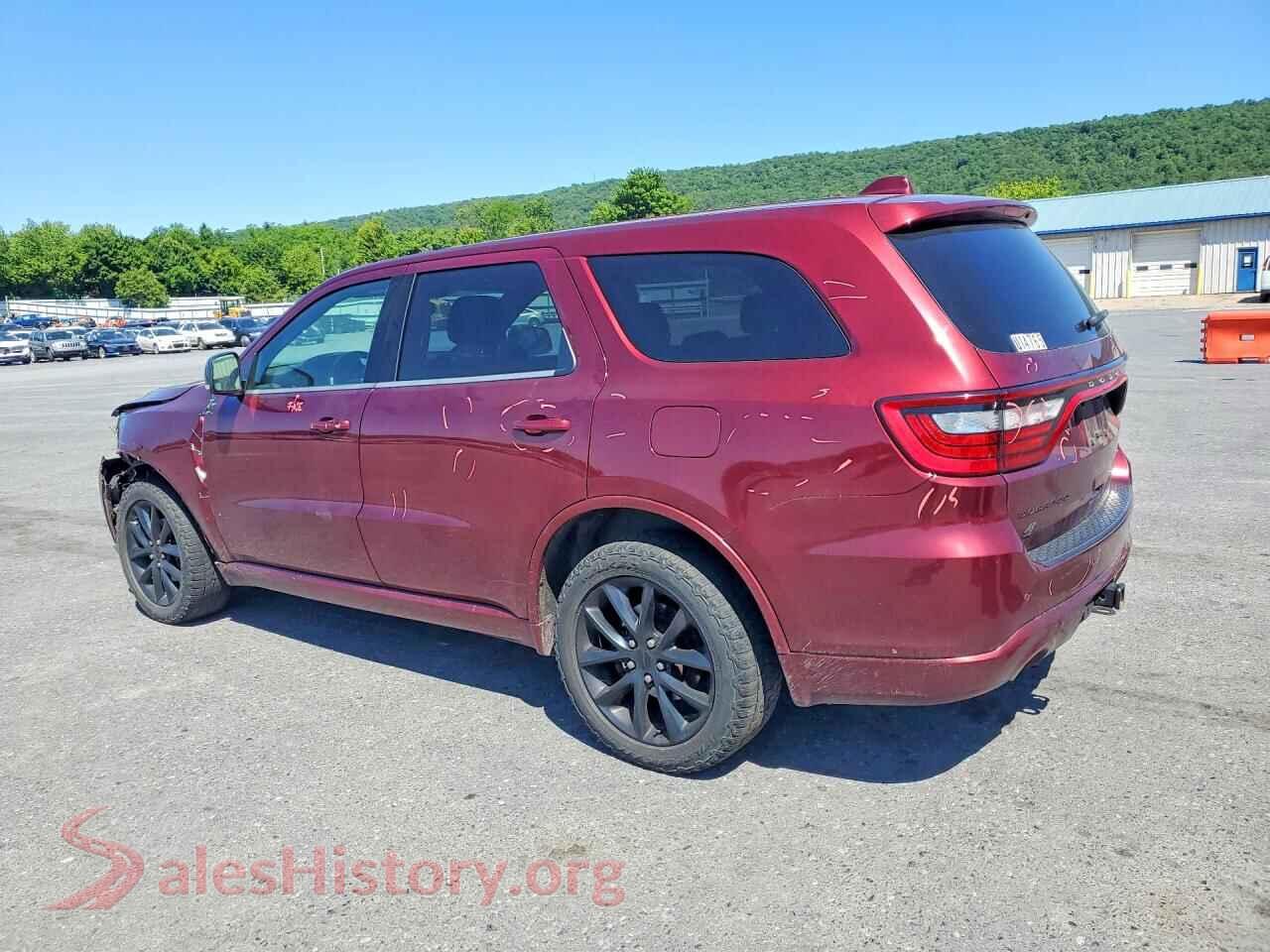 2018 DODGE DURANGO VIN 1C4RDJDGXJC434998, front view