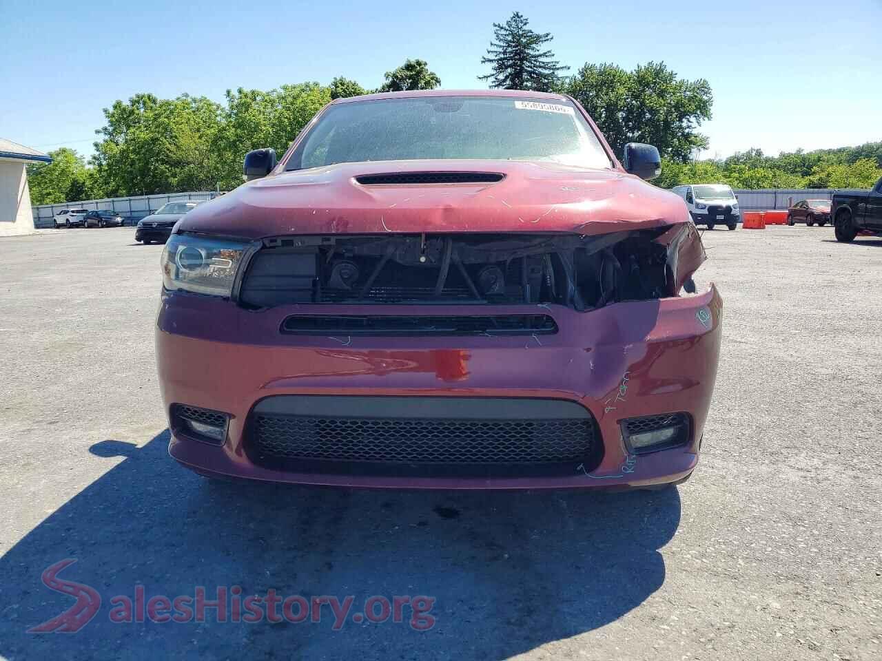 2018 DODGE DURANGO VIN 1C4RDJDGXJC434998, rear view