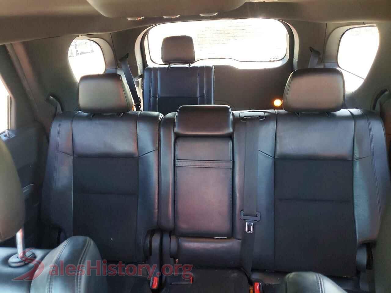 2018 DODGE DURANGO VIN 1C4RDJDGXJC434998, odometer mileage