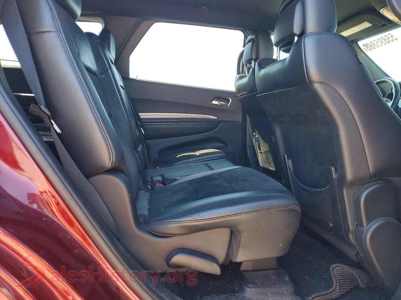2018 DODGE DURANGO VIN 1C4RDJDGXJC434998, VIN plate