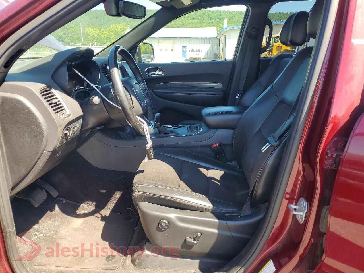 2018 DODGE DURANGO VIN 1C4RDJDGXJC434998, engine bay