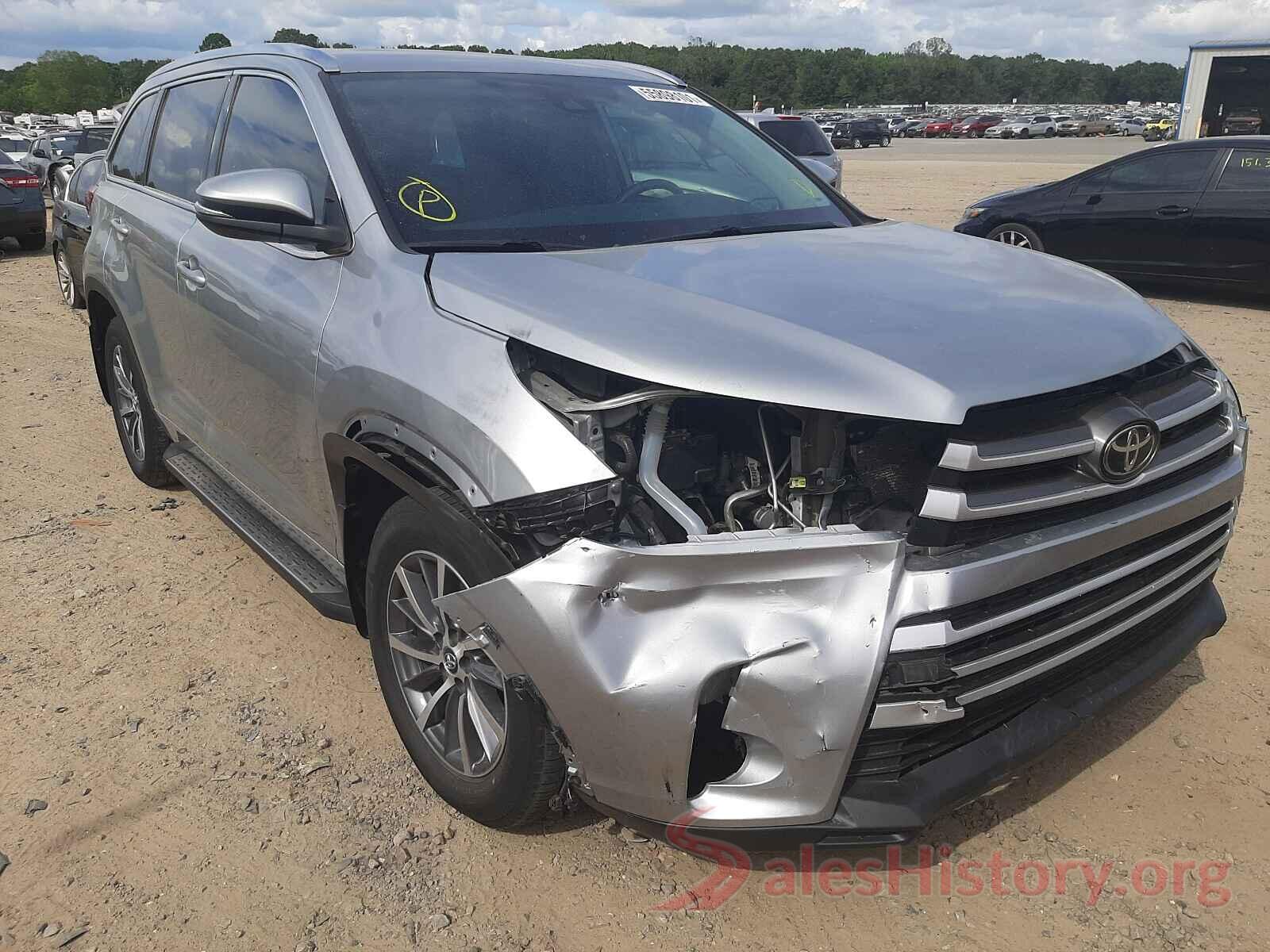 5TDJZRFH5JS537909 2018 TOYOTA HIGHLANDER