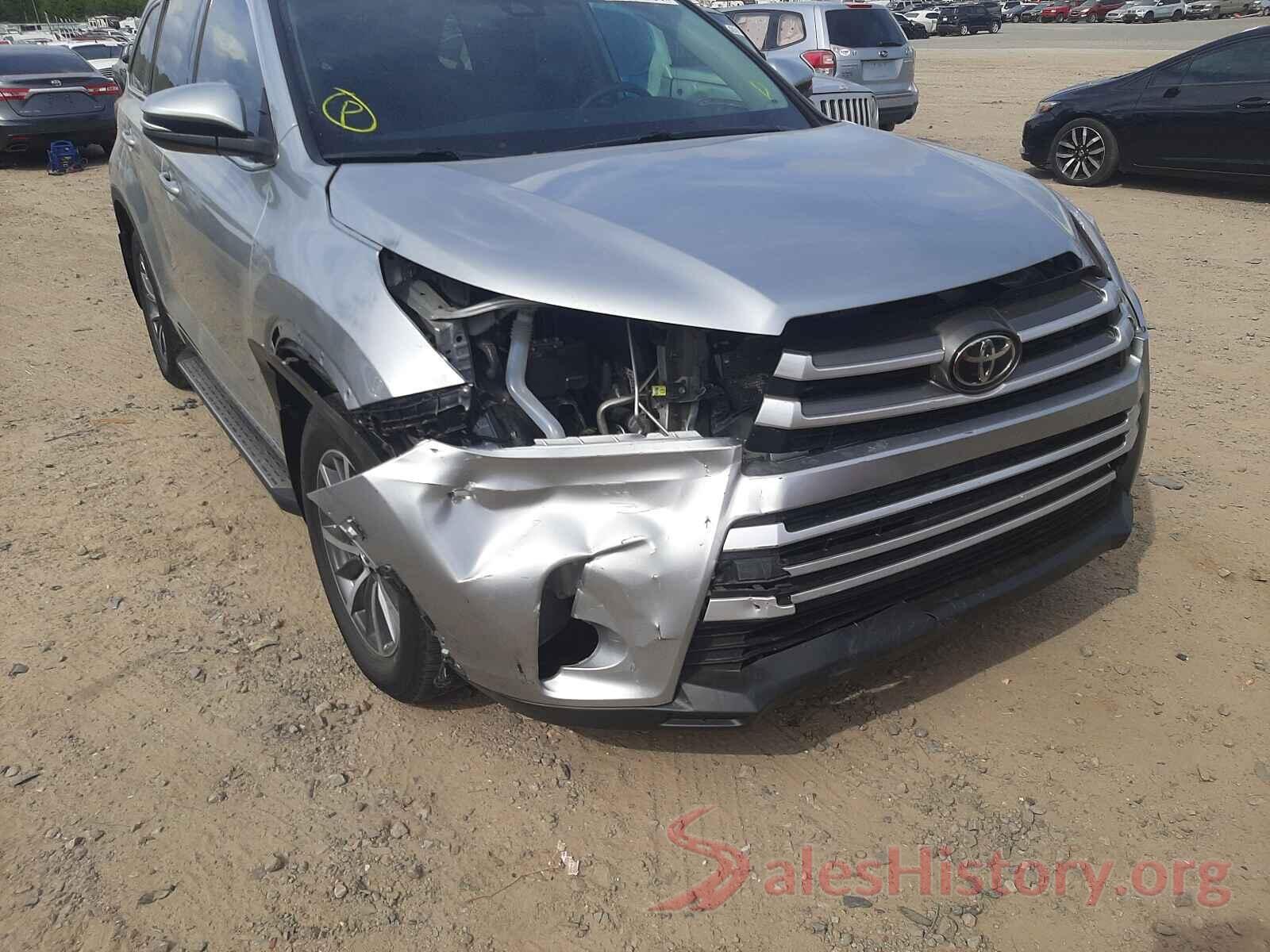 5TDJZRFH5JS537909 2018 TOYOTA HIGHLANDER