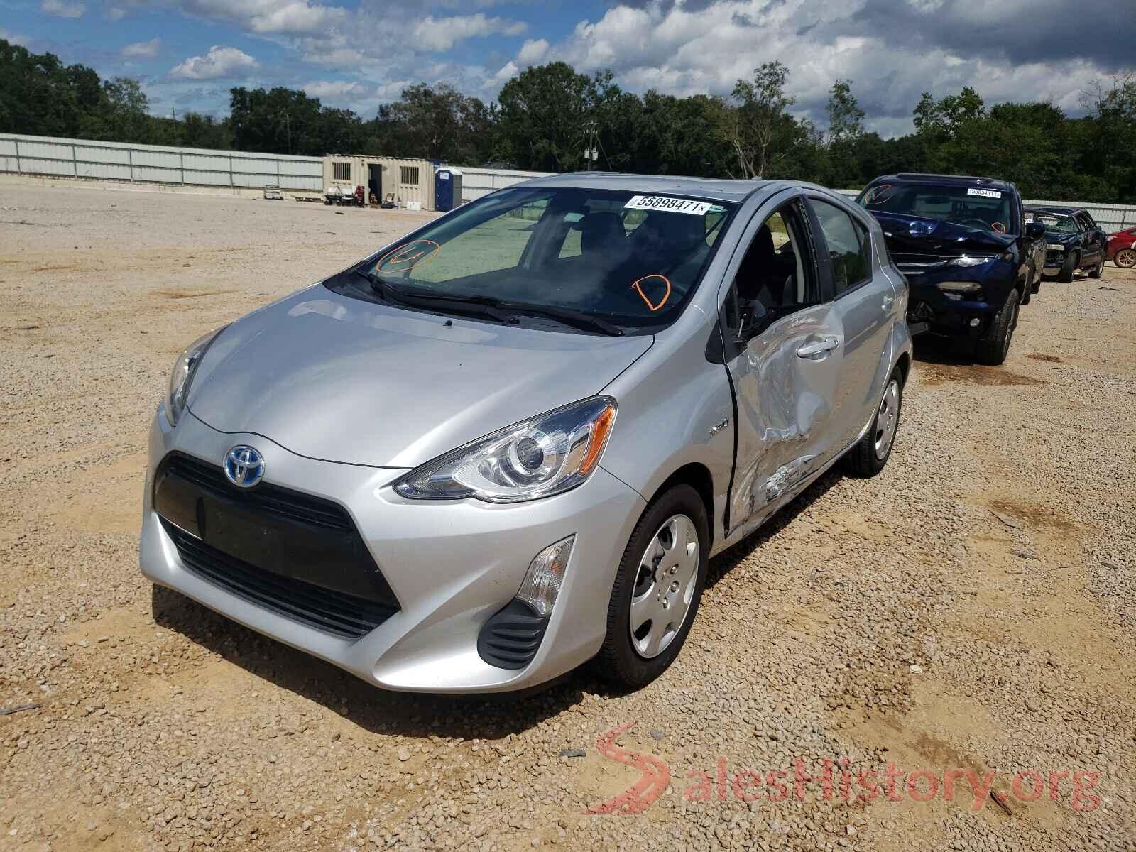 JTDKDTB36G1135445 2016 TOYOTA PRIUS