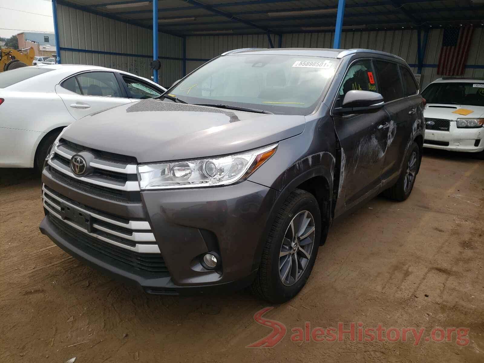 5TDJZRFH3KS566682 2019 TOYOTA HIGHLANDER