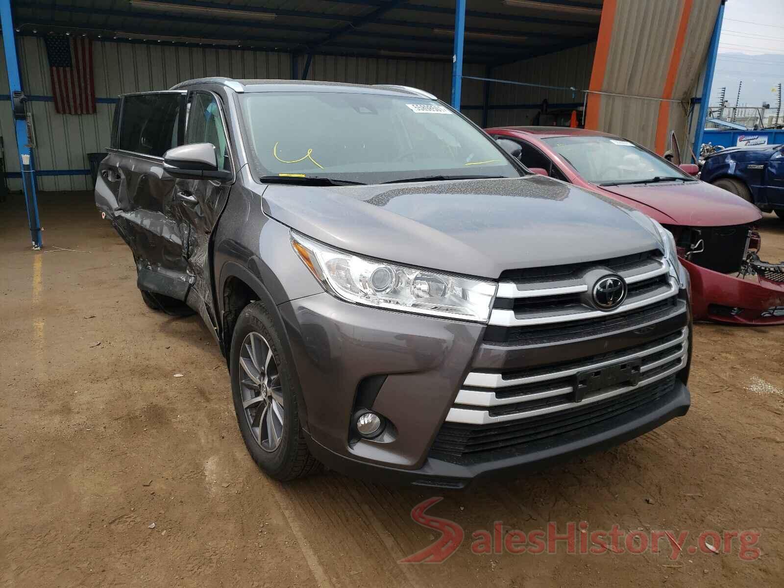 5TDJZRFH3KS566682 2019 TOYOTA HIGHLANDER