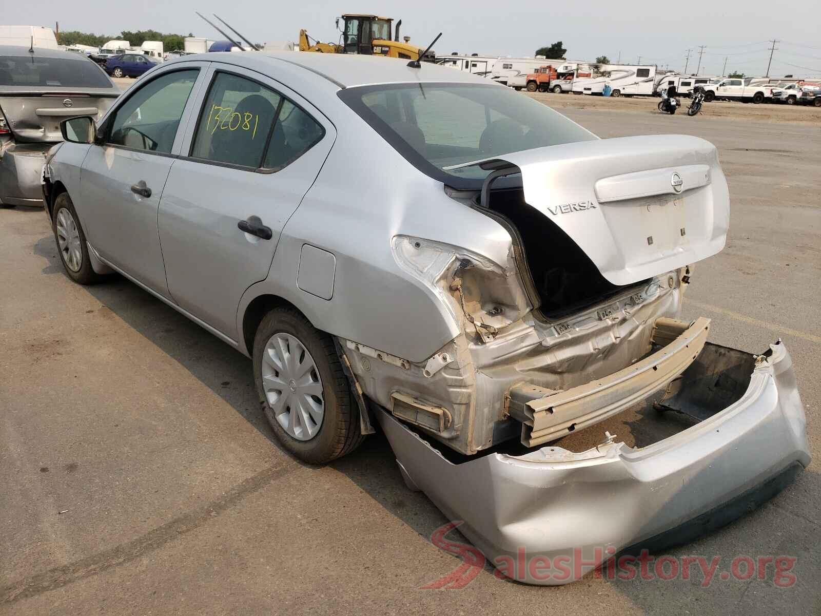 3N1CN7AP3GL887600 2016 NISSAN VERSA