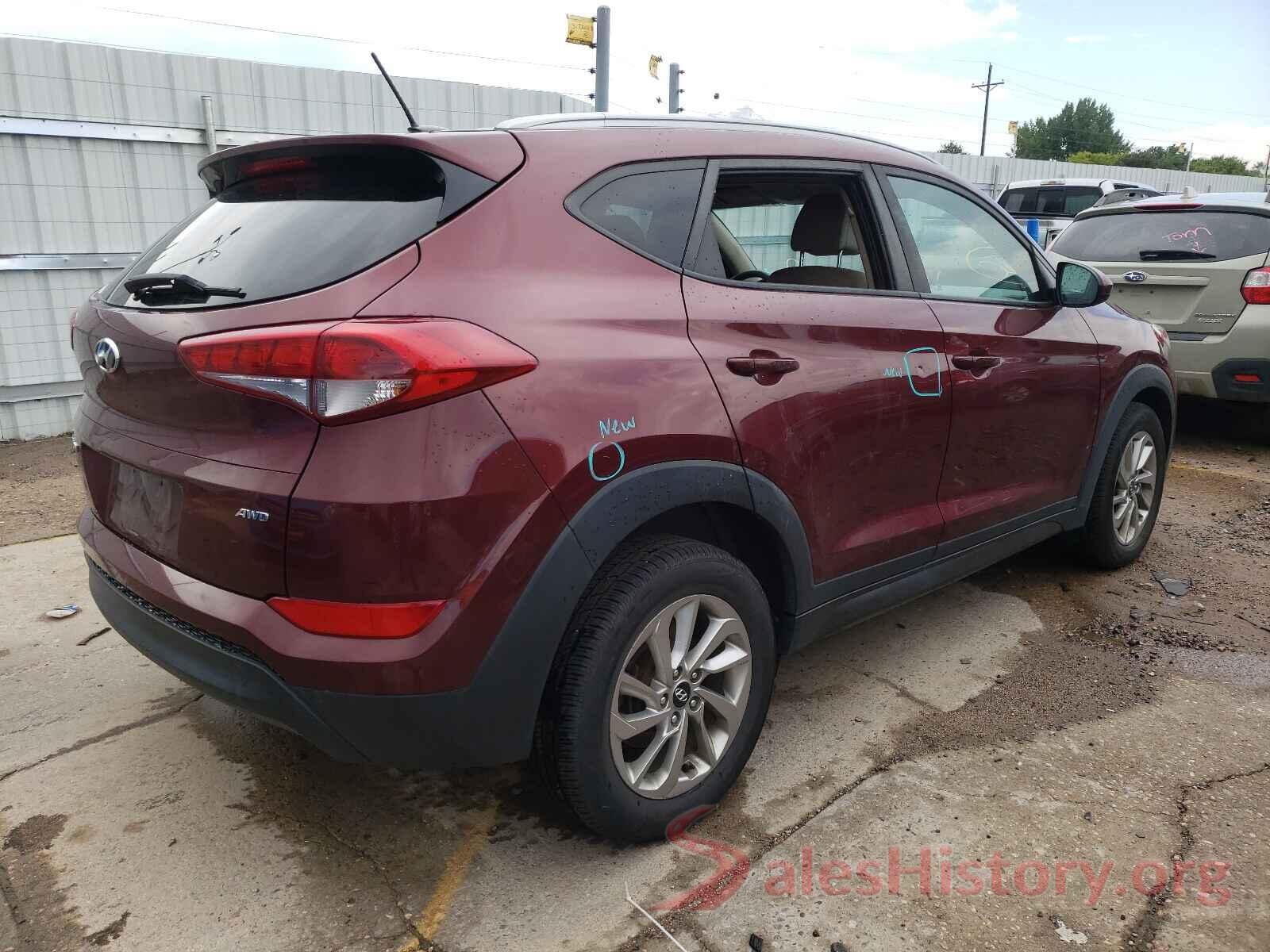 KM8J3CA43GU157535 2016 HYUNDAI TUCSON