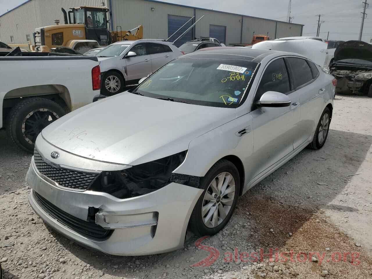 5XXGU4L38GG070841 2016 KIA OPTIMA