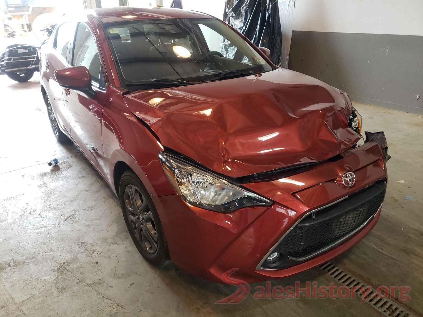 3MYDLBYV1KY507259 2019 TOYOTA YARIS