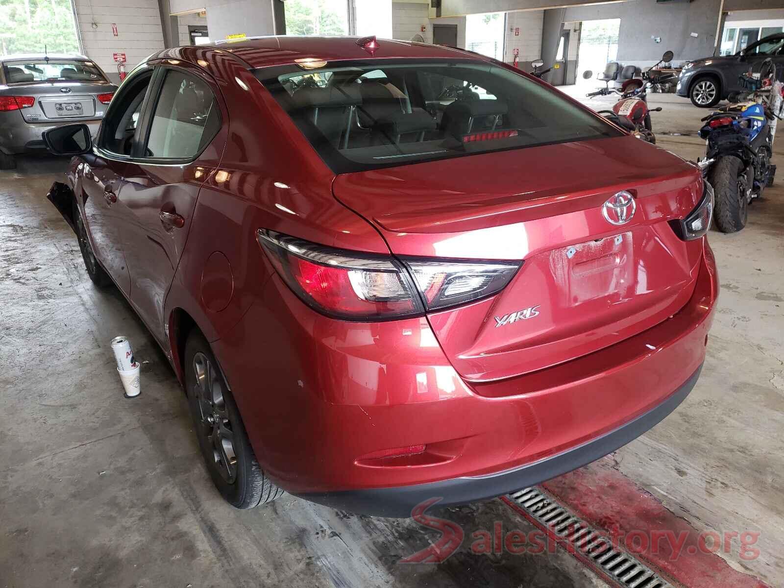 3MYDLBYV1KY507259 2019 TOYOTA YARIS