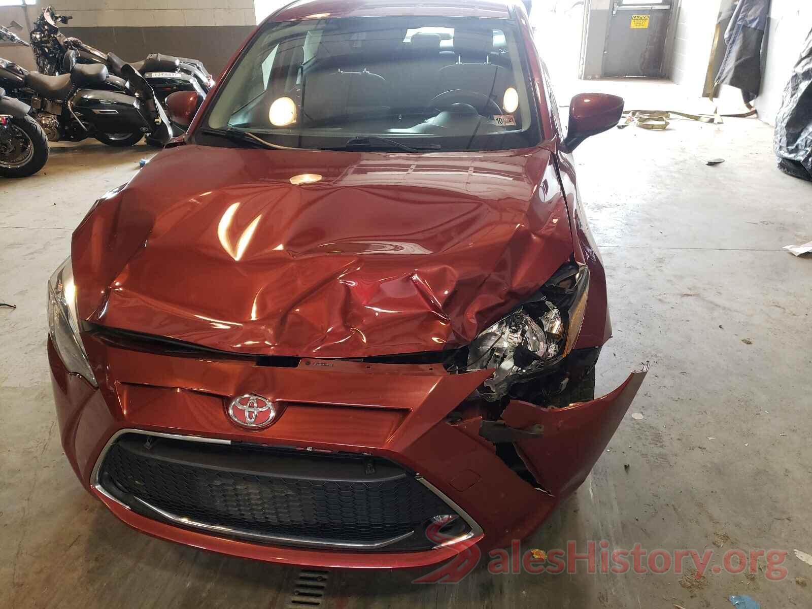 3MYDLBYV1KY507259 2019 TOYOTA YARIS