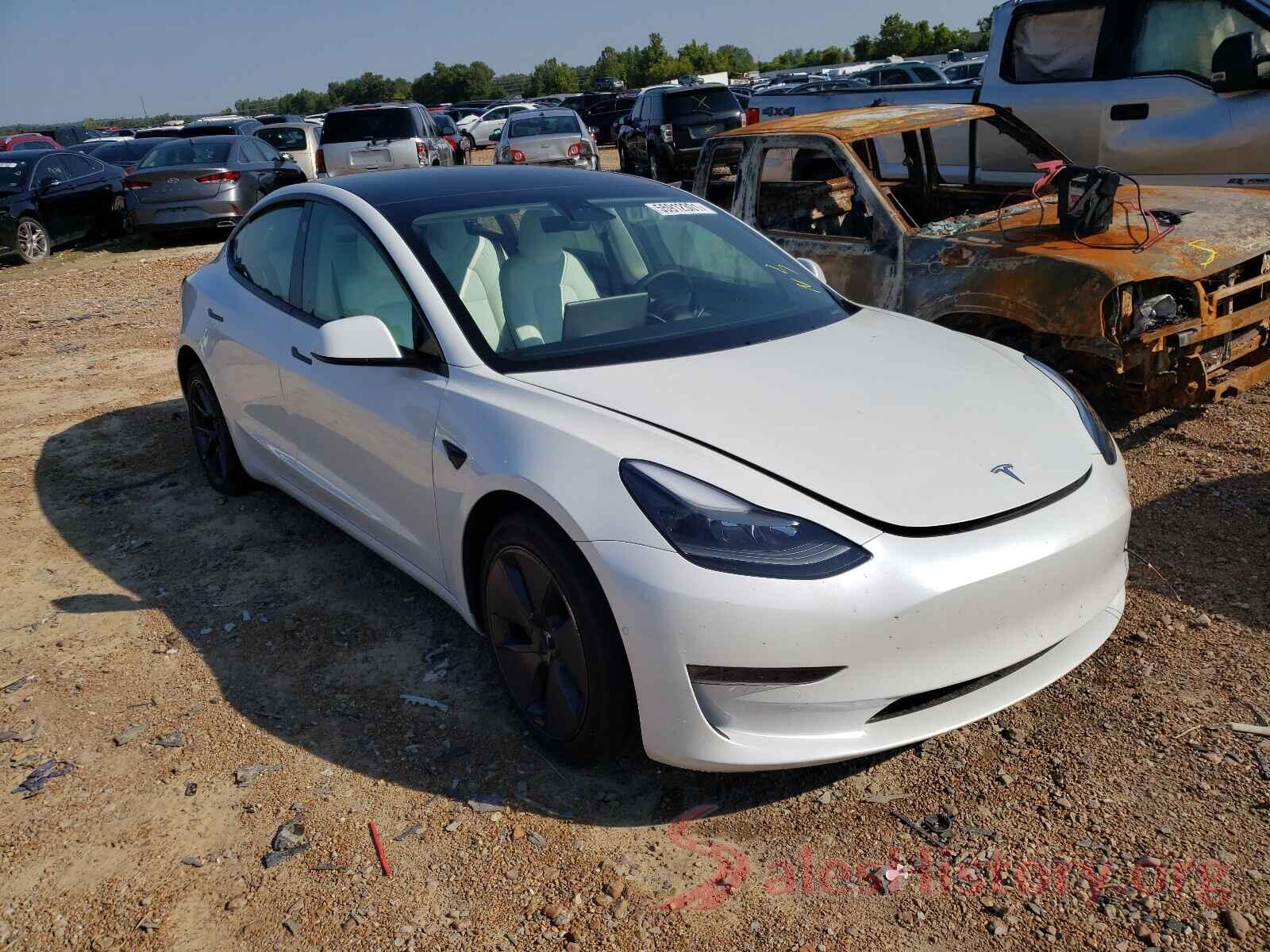 5YJ3E1EAXMF915824 2021 TESLA MODEL 3