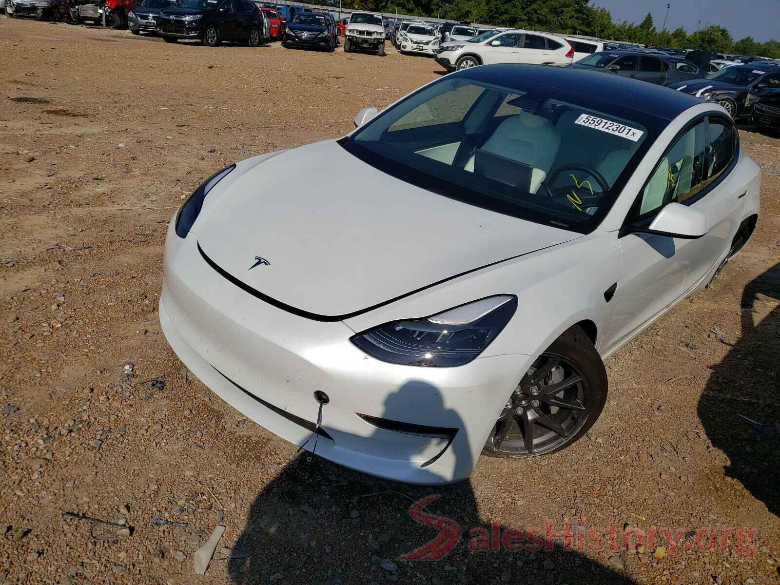 5YJ3E1EAXMF915824 2021 TESLA MODEL 3