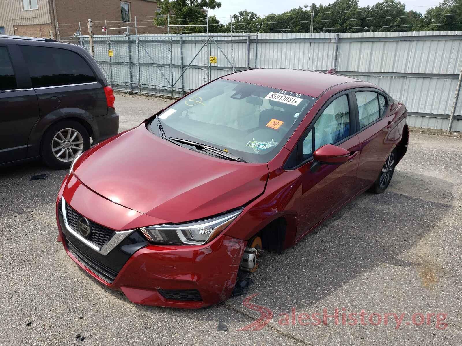 3N1CN8EV2ML855747 2021 NISSAN VERSA