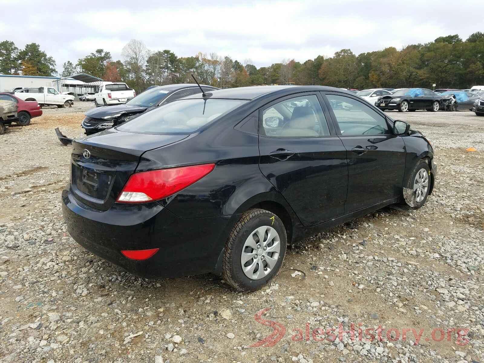 KMHCT4AE1GU074743 2016 HYUNDAI ACCENT