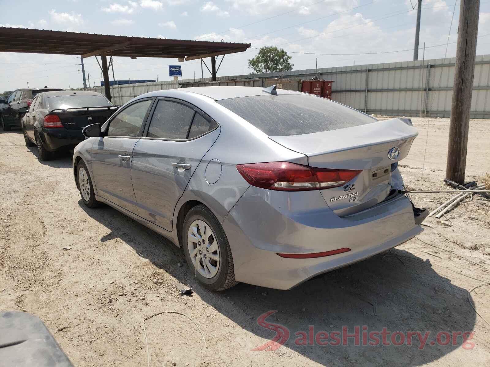 5NPD74LF5HH203291 2017 HYUNDAI ELANTRA