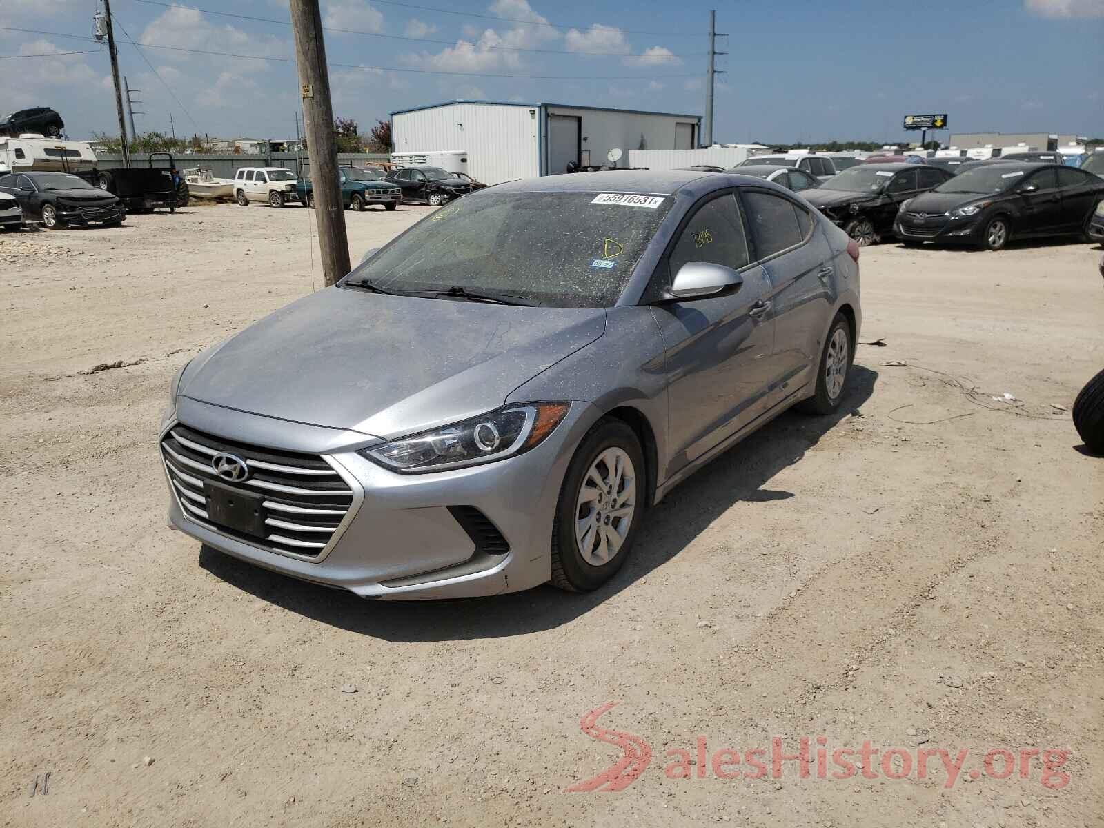 5NPD74LF5HH203291 2017 HYUNDAI ELANTRA