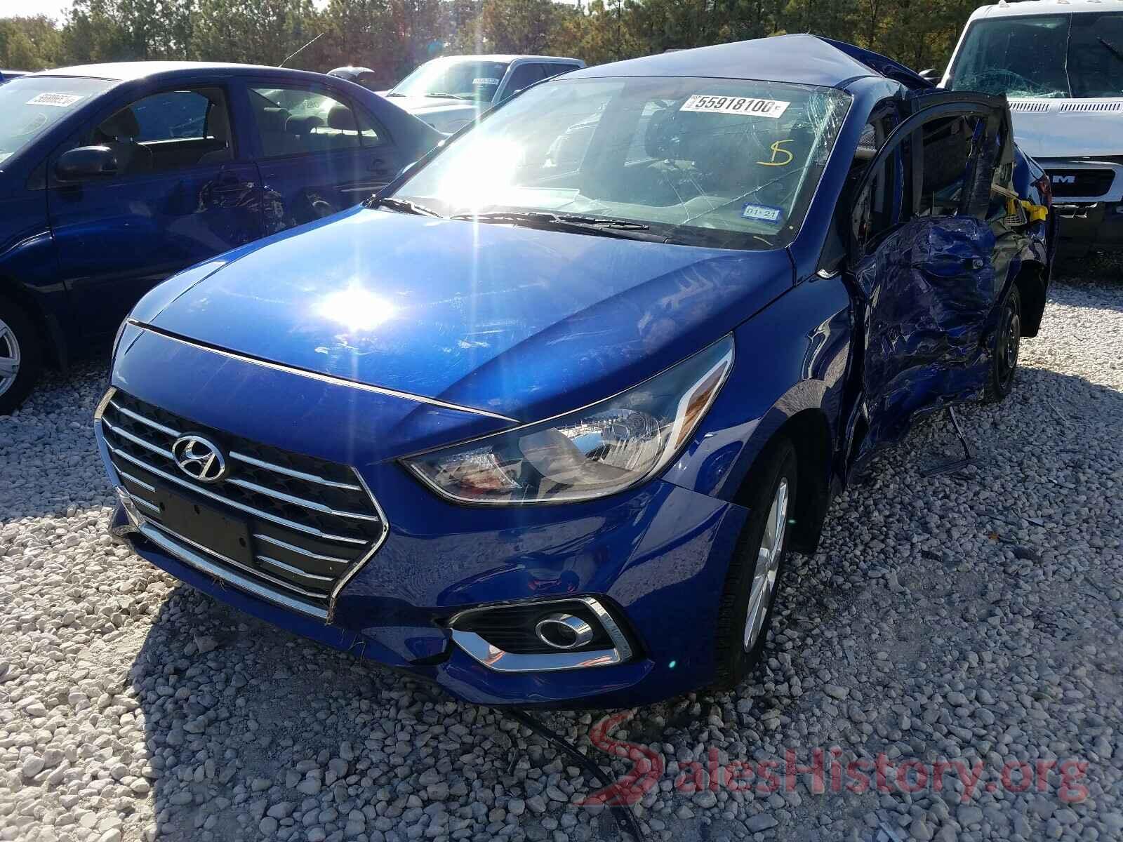 3KPC24A37KE057507 2019 HYUNDAI ACCENT