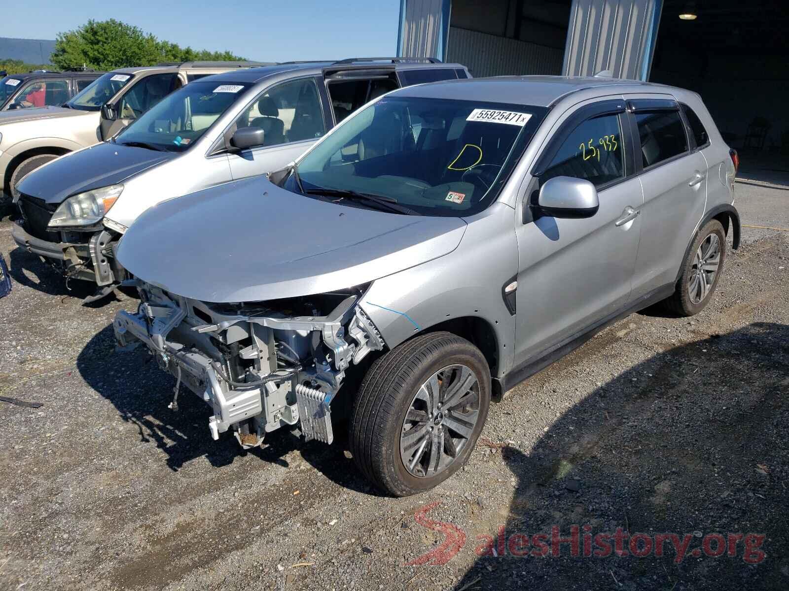 JA4AR3AU5LU027733 2020 MITSUBISHI OUTLANDER