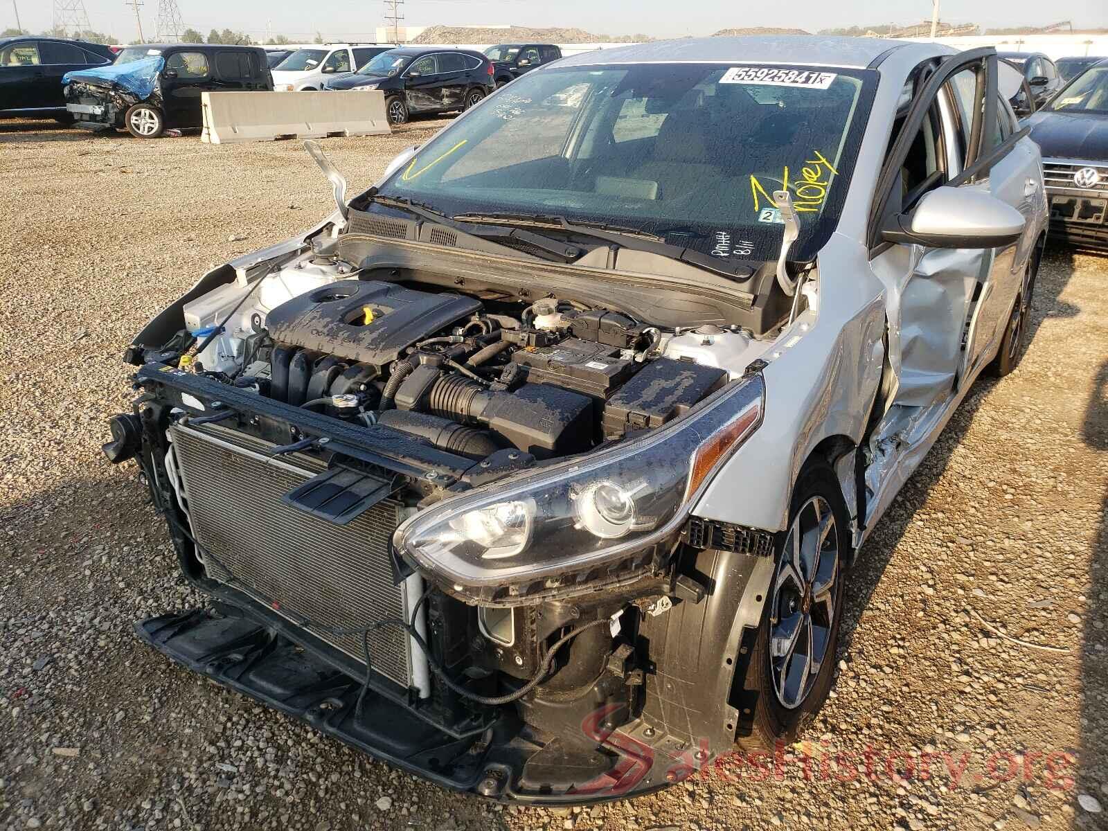 3KPF24AD6KE080413 2019 KIA FORTE