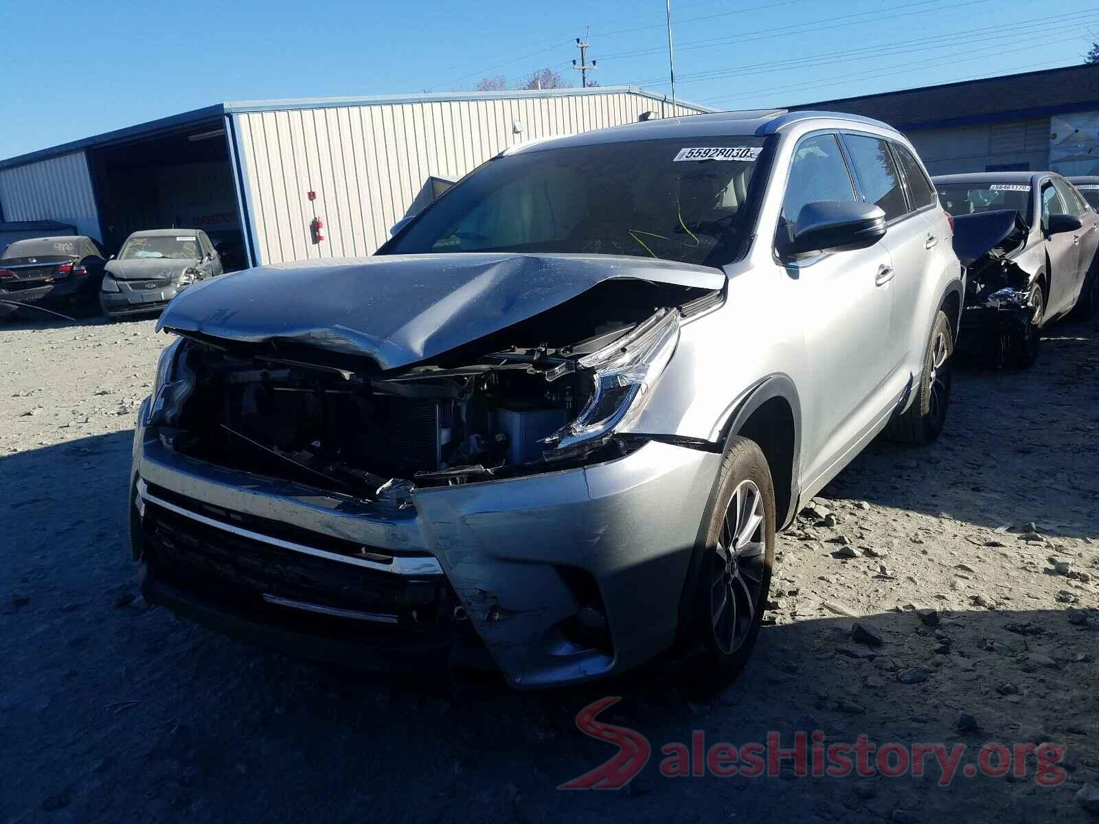 5TDKZRFH0JS535523 2018 TOYOTA HIGHLANDER