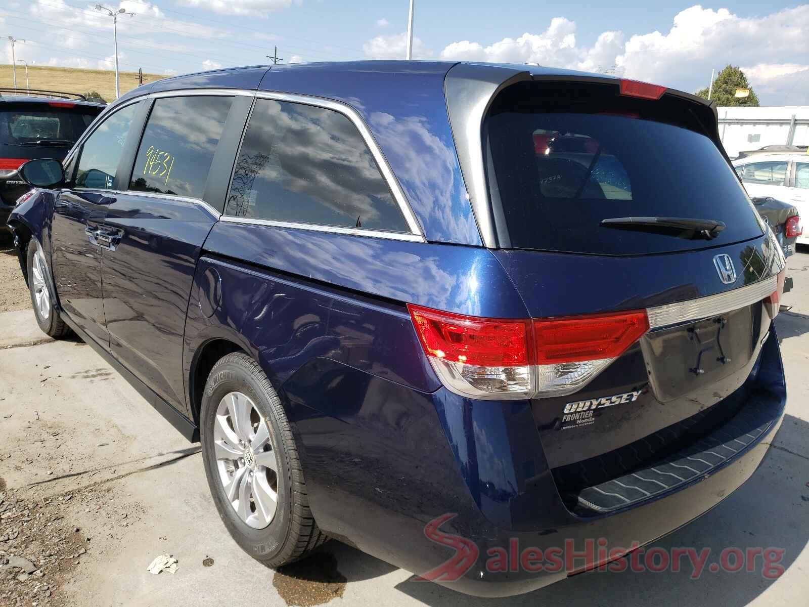 5FNRL5H32GB076874 2016 HONDA ODYSSEY