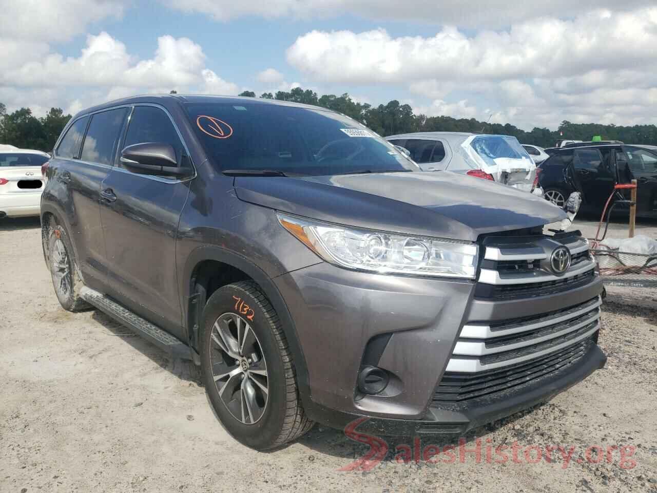 5TDZZRFH6KS370495 2019 TOYOTA HIGHLANDER