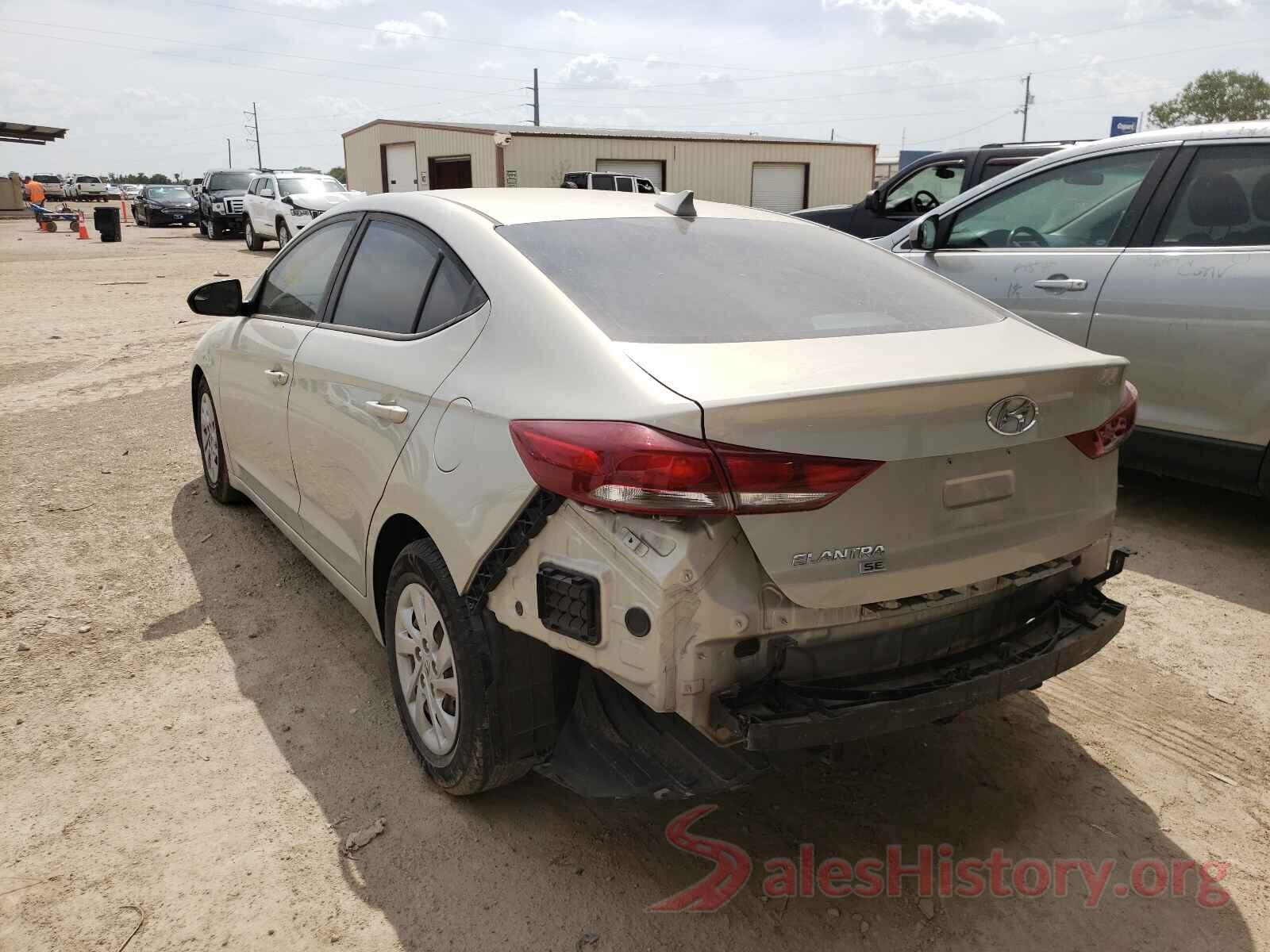 5NPD74LF5HH172608 2017 HYUNDAI ELANTRA