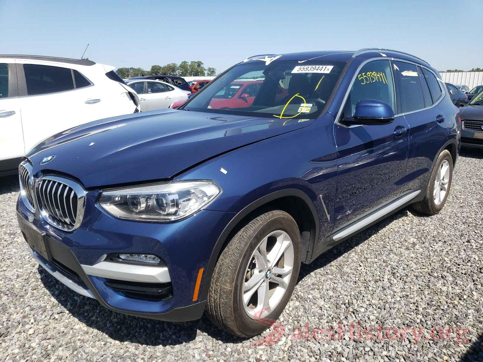 5UXTR9C57JLC80838 2018 BMW X3