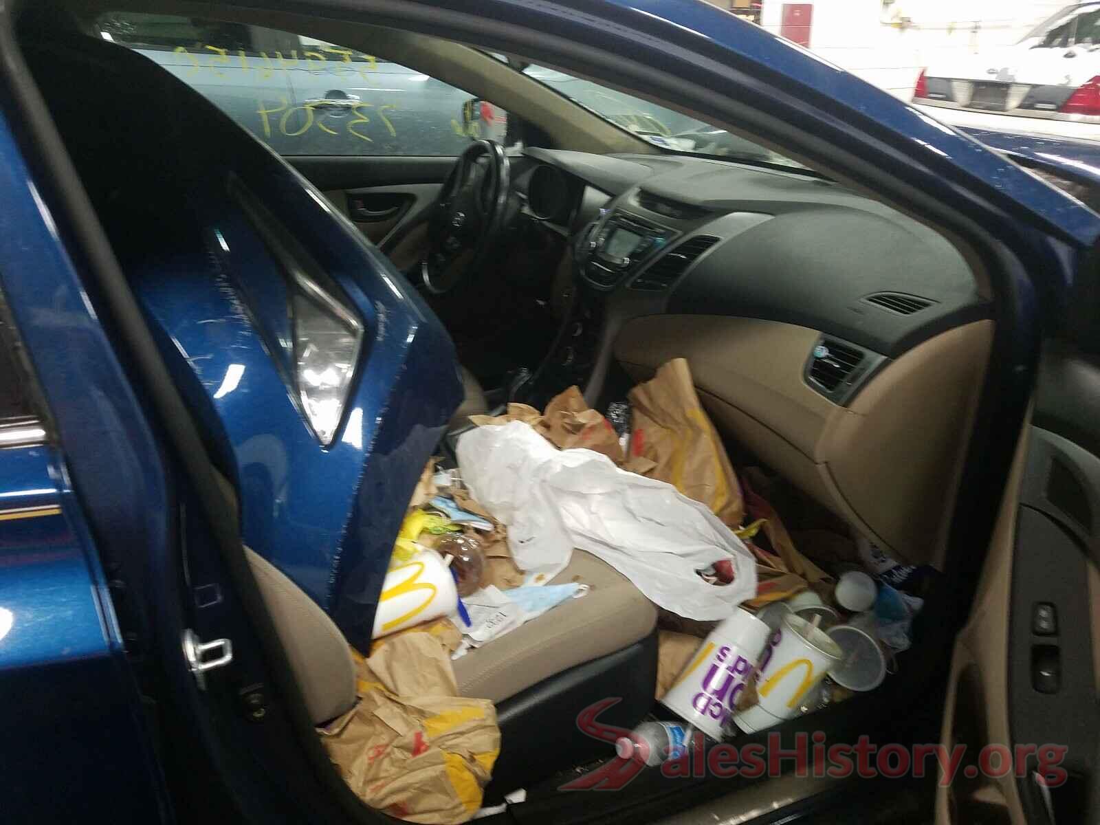 KMHDH4AEXGU528087 2016 HYUNDAI ELANTRA