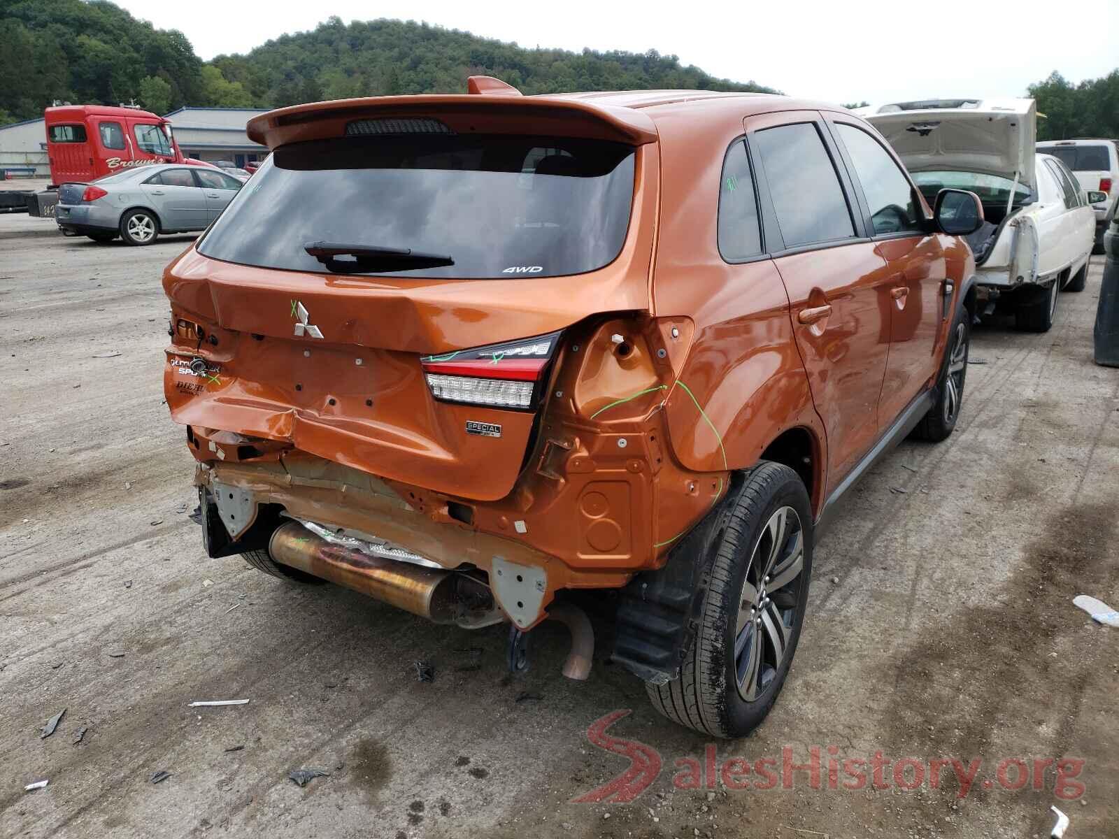 JA4AR3AU3LU005133 2020 MITSUBISHI OUTLANDER