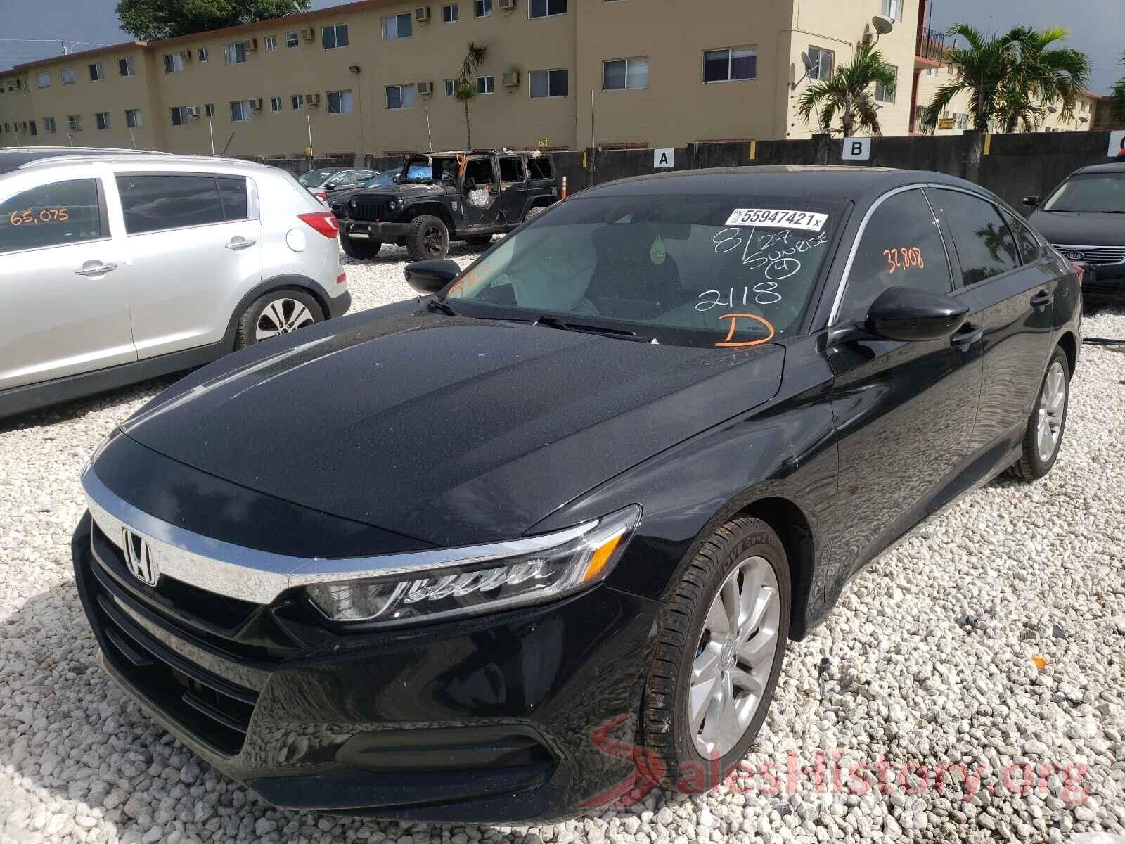 1HGCV1F1XKA172118 2019 HONDA ACCORD