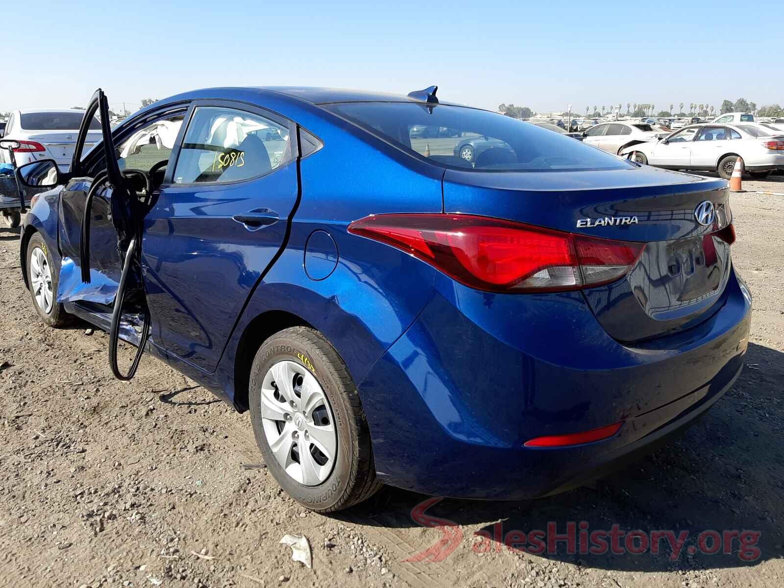 5NPDH4AE9GH702679 2016 HYUNDAI ELANTRA