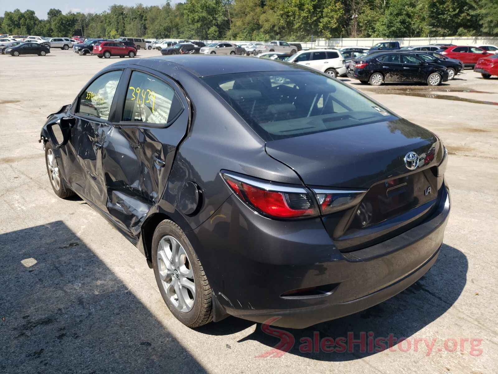 3MYDLBYV8JY312242 2018 TOYOTA YARIS