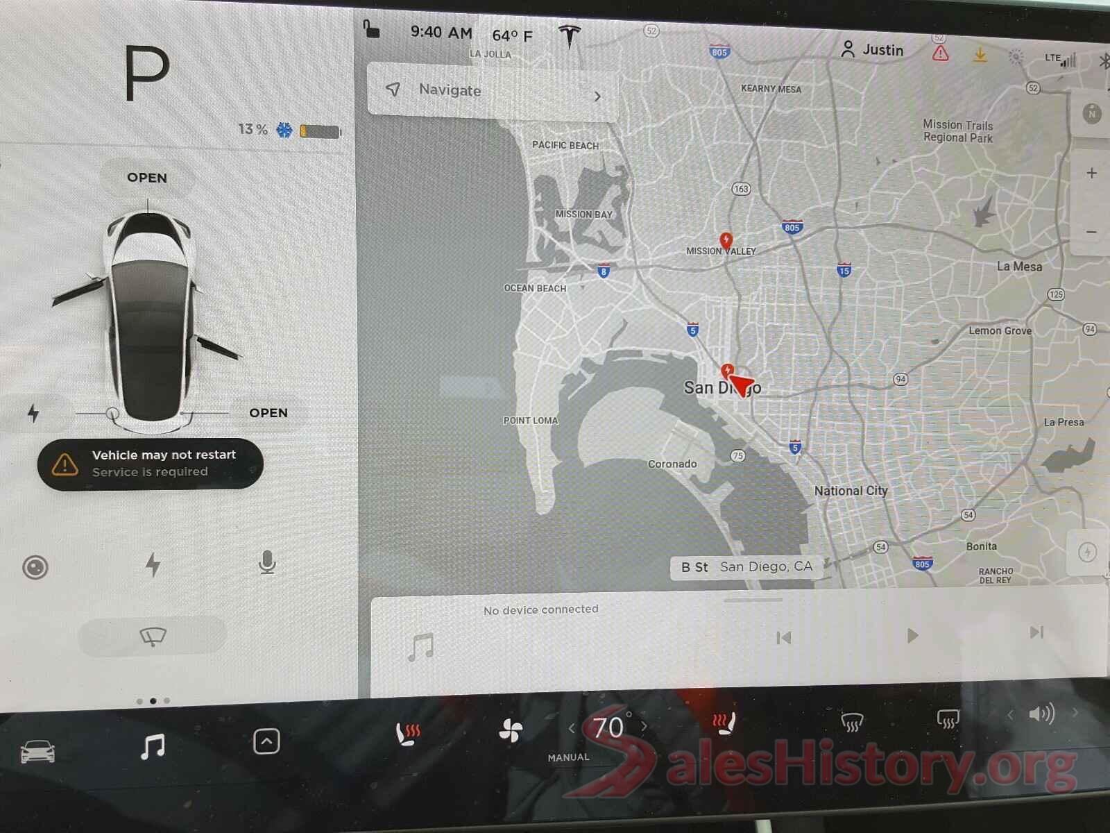 5YJ3E1EA1KF425088 2019 TESLA MODEL 3